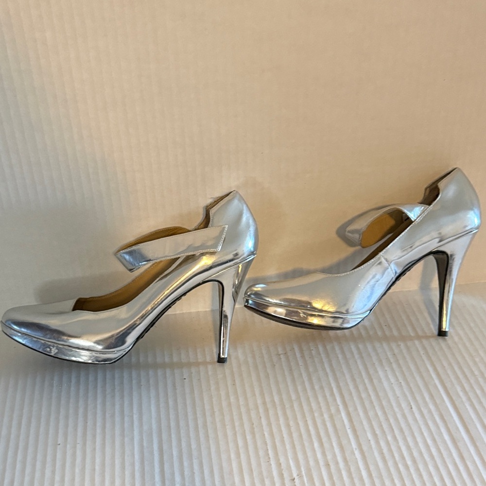 MICHAEL Michael Kors Silver Heels